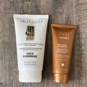 Full Size Skin & Co Truffle Gommage and Hey Honey Youth Boosting Mask